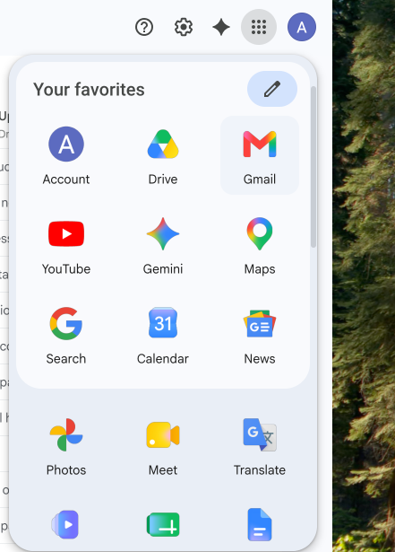 Gemini start-using screen with sign-in options